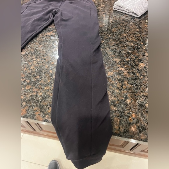 Alo Airbrush high waist winter moto puffer pant ivory/black - Picture 10 of 12